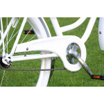 Dámsky retro bicykel 26" Lavida 1-prevodový biela biele kolesá